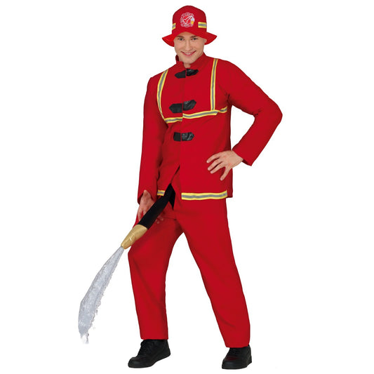 Fato de Bombeiro com Mangueira para adulto