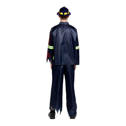 Fato de Bombeiro Zombie para homem