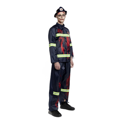 Fato de Bombeiro Zombie para homem