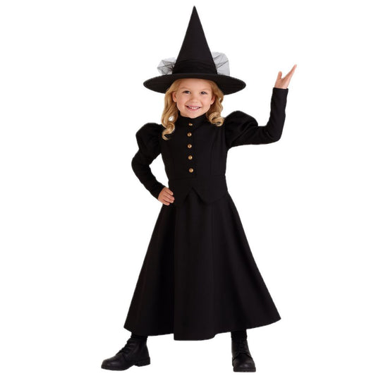 Fato de Bruxa Elphaba para menina