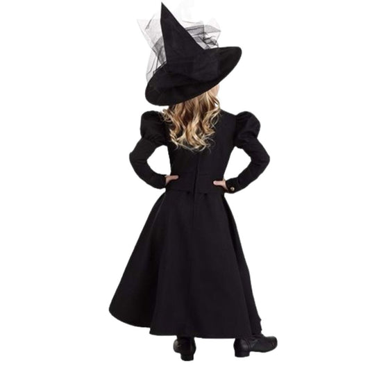 Fato de Bruxa Elphaba para menina