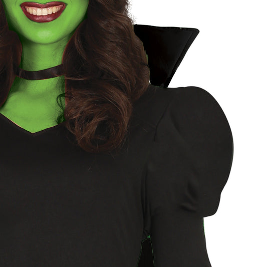 Fato de Bruxa Elphaba Thropp para mulher