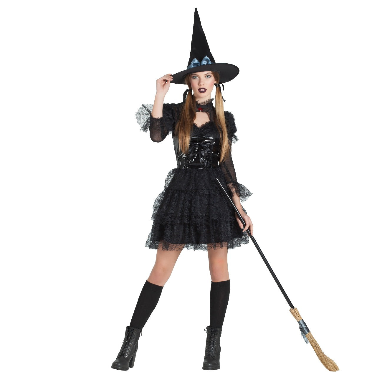 Fato de Bruxa Lolita para mulher