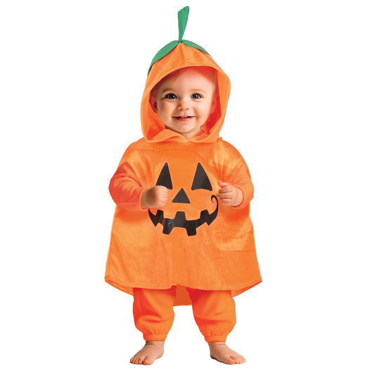 Fato de Abóbora Poncho para bebé
