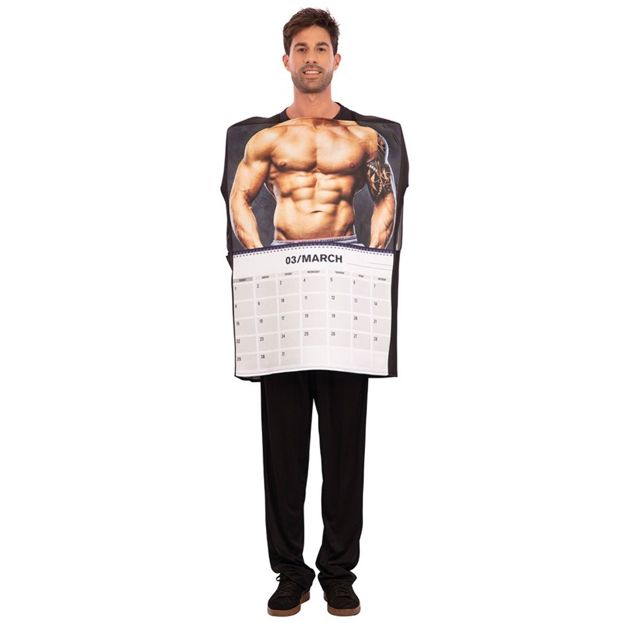 Fato de Calendário sexy Masculino para adultos