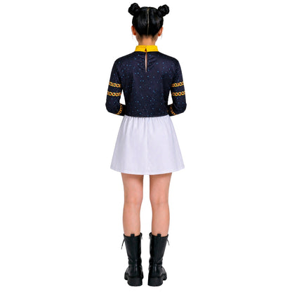 Fato de Cantora K-Pop Branca Eco para menina