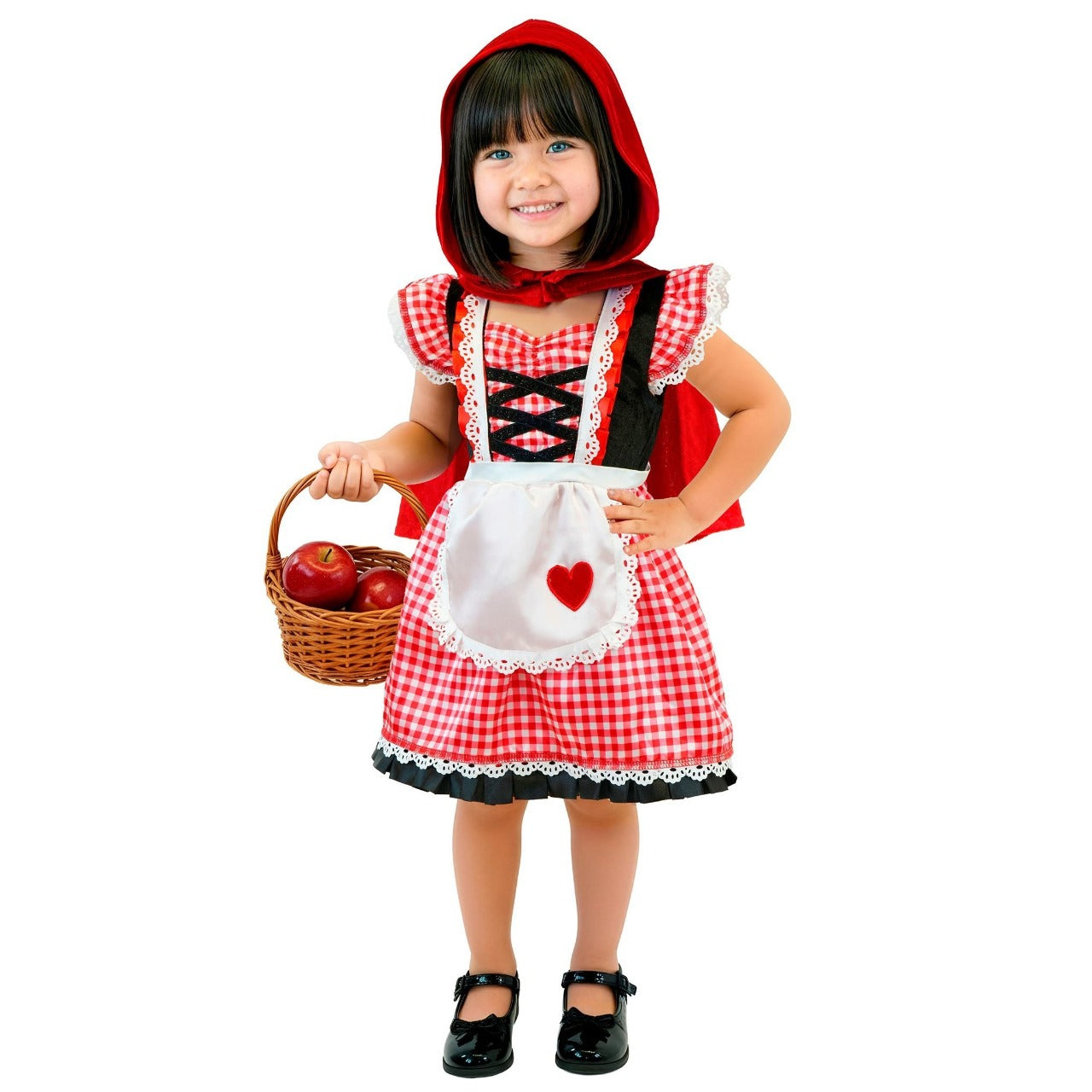 Fato de Capuchinho Coração para bebé