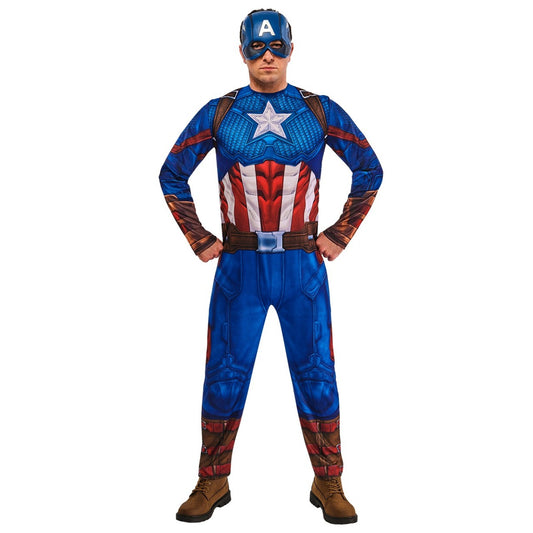 Fato de Capitão América™ Classic para adulto