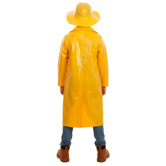 Fato de Capitão Pescador Amarelo infantil