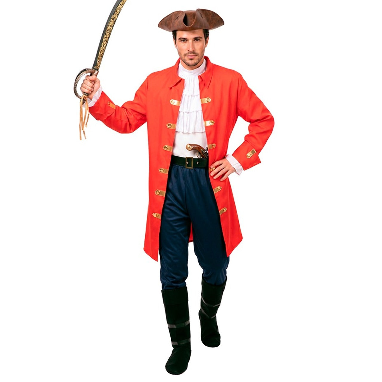 Fato de Capitão Pirata para Adulto