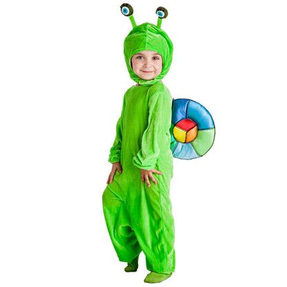 Fato de Caracol verde infantil