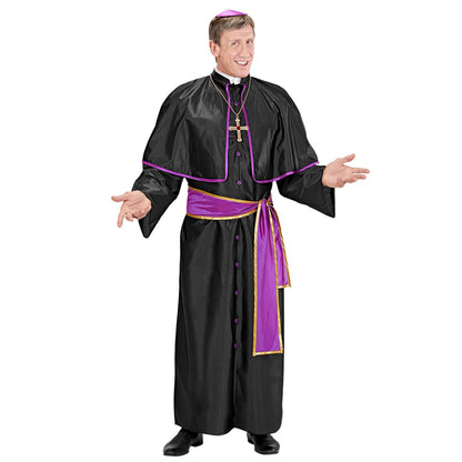 Fato de Cardeal da Igreja para adulto