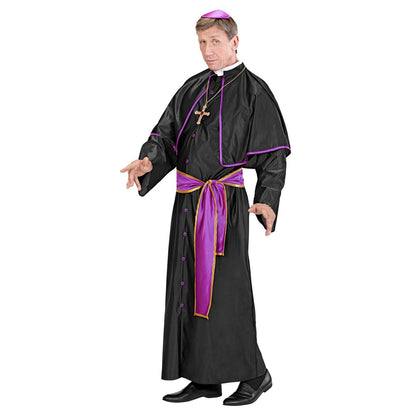 Fato de Cardeal da Igreja para adulto