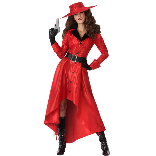 Fato de Carmen Sandiego para mulher