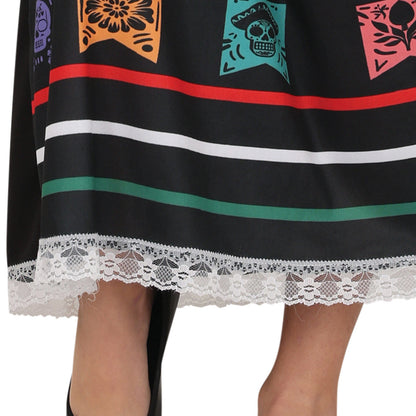 Fato de Catrina Colorida para menina