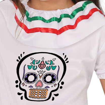 Fato de Catrina Colorida para menina