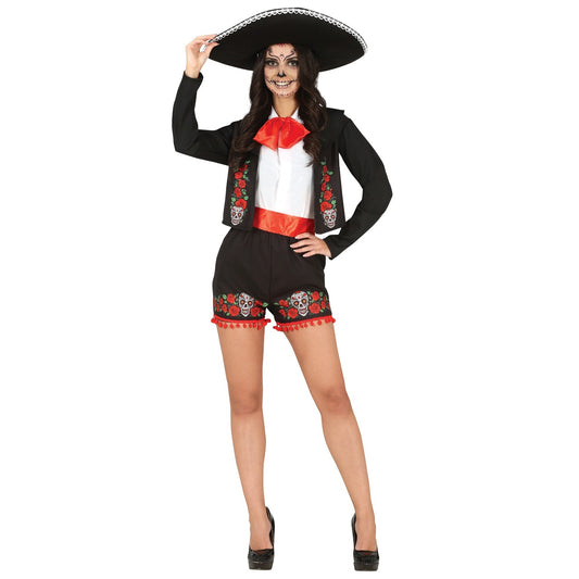 Fato de Catrina Mariachi para mulher