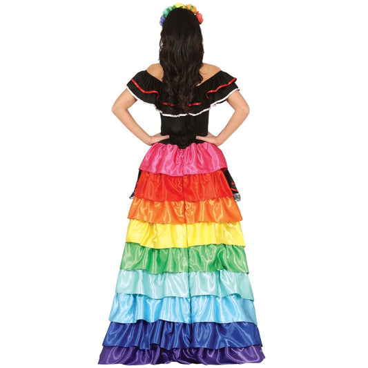 Fato de Catrina Multicolor para mulher