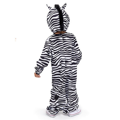 Fantasia divertida de zebra infantil