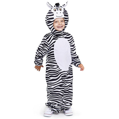 Fantasia divertida de zebra infantil