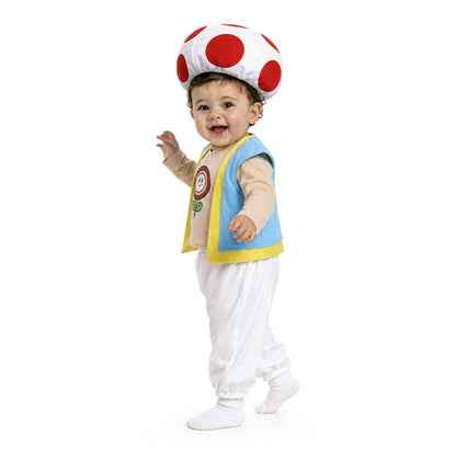 Fato de Cogumelo Toad para bebé