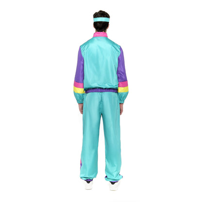 Fato de Fato de Treino Retro dos Anos 80 para adulto