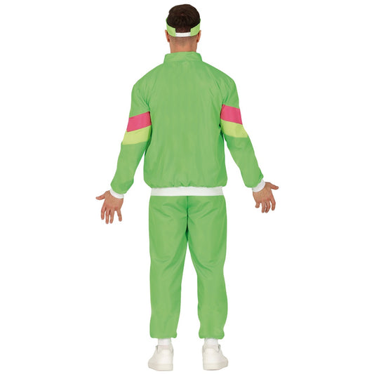 Fato de Treino Anos 80 verde para adulto