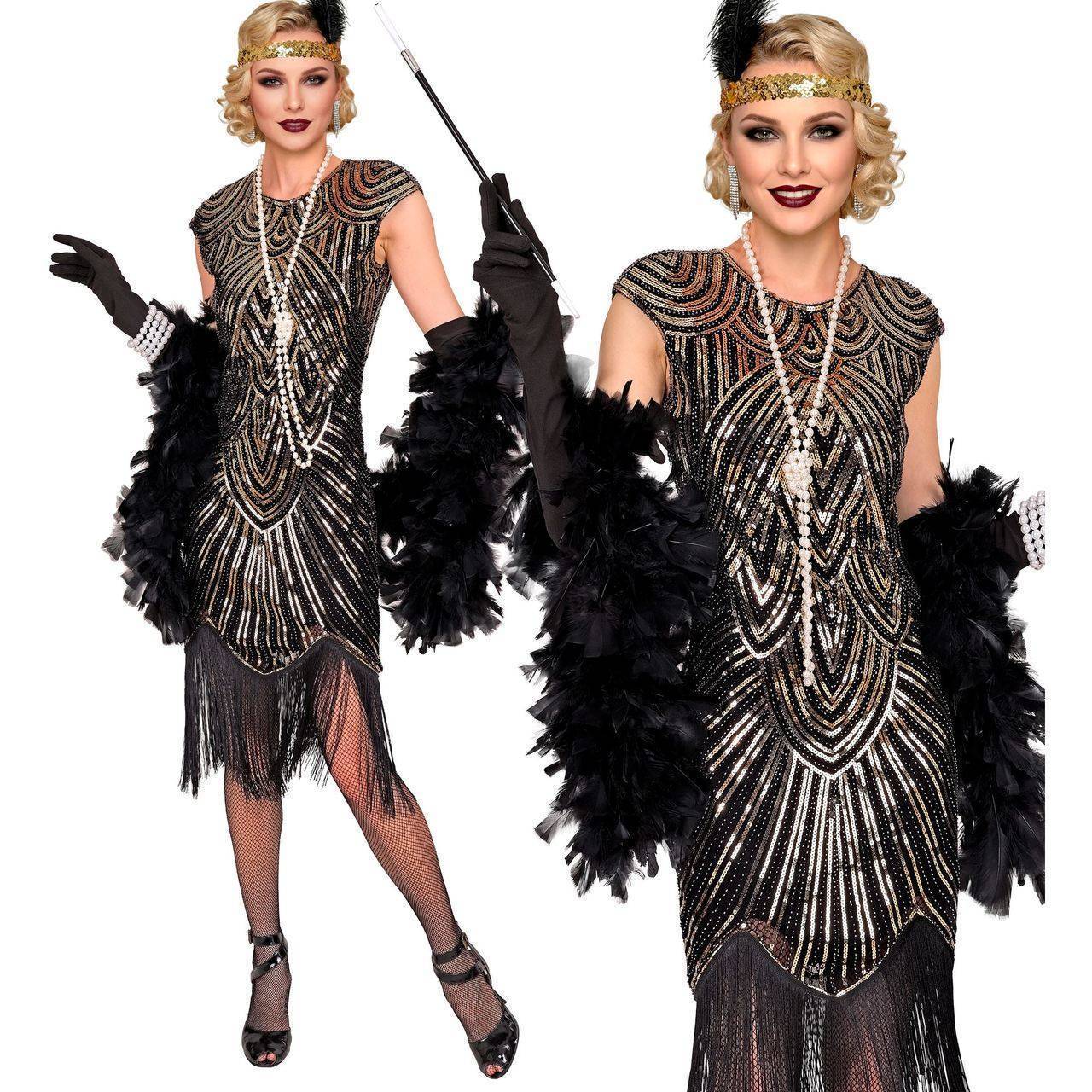 Fato de Charleston Gatsby para mulher
