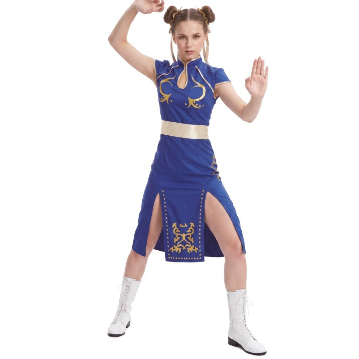 Fato de China Chun-Li Street Fighter para mulher