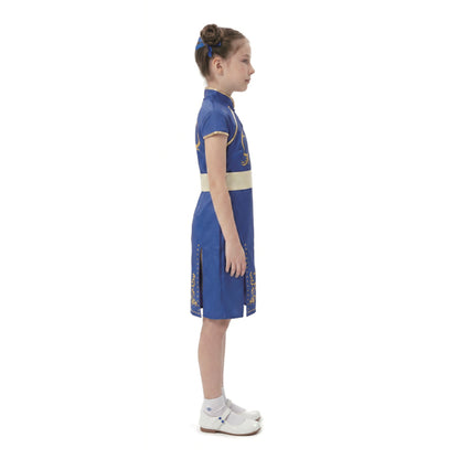 Fato de China Chun-Li Street Fighter para menina