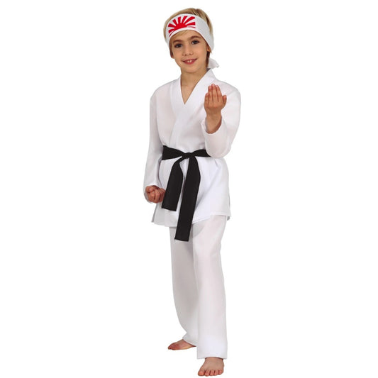 Fato de Cobra Kai Branco infantil