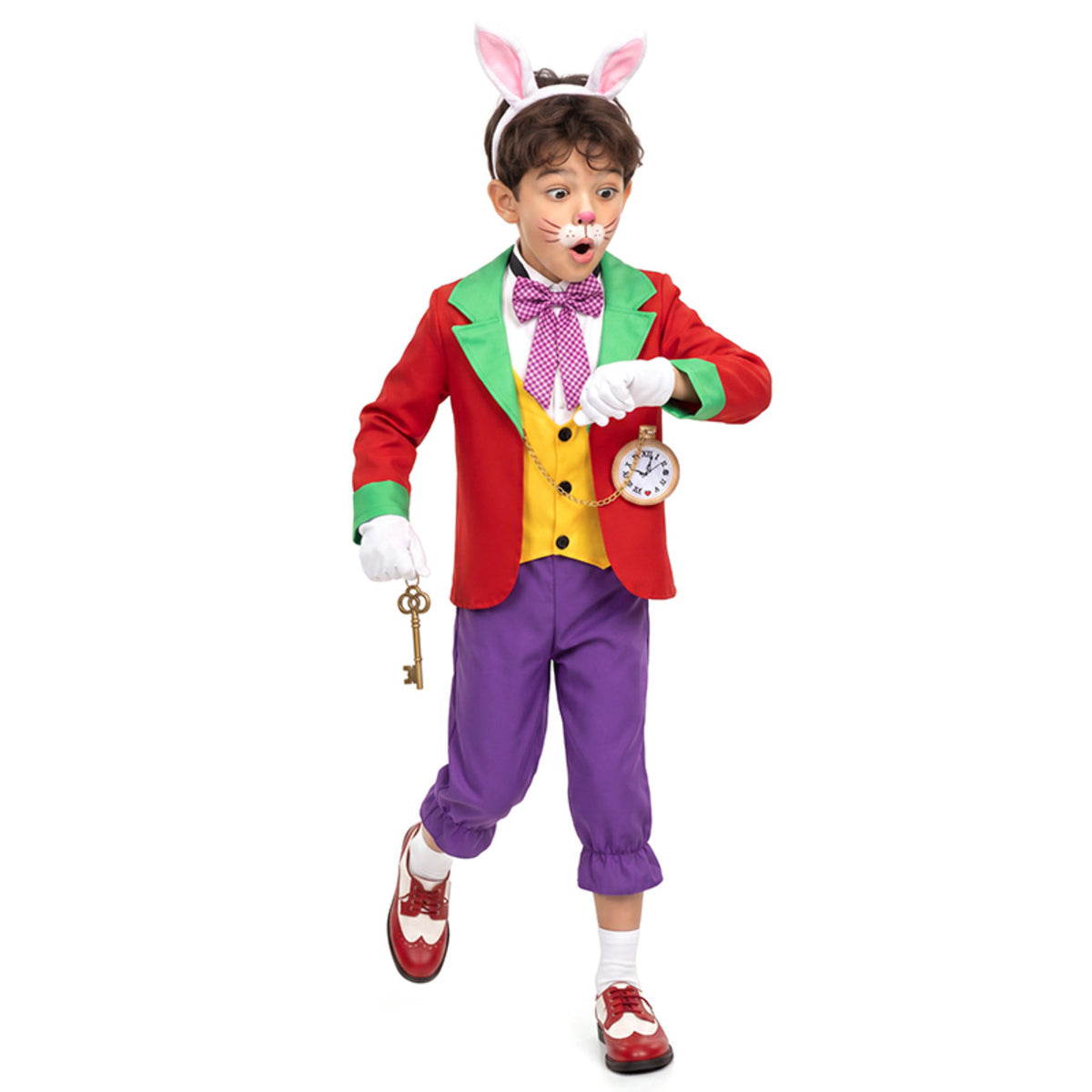 Fato de Coelho da Alice Divertido para criança