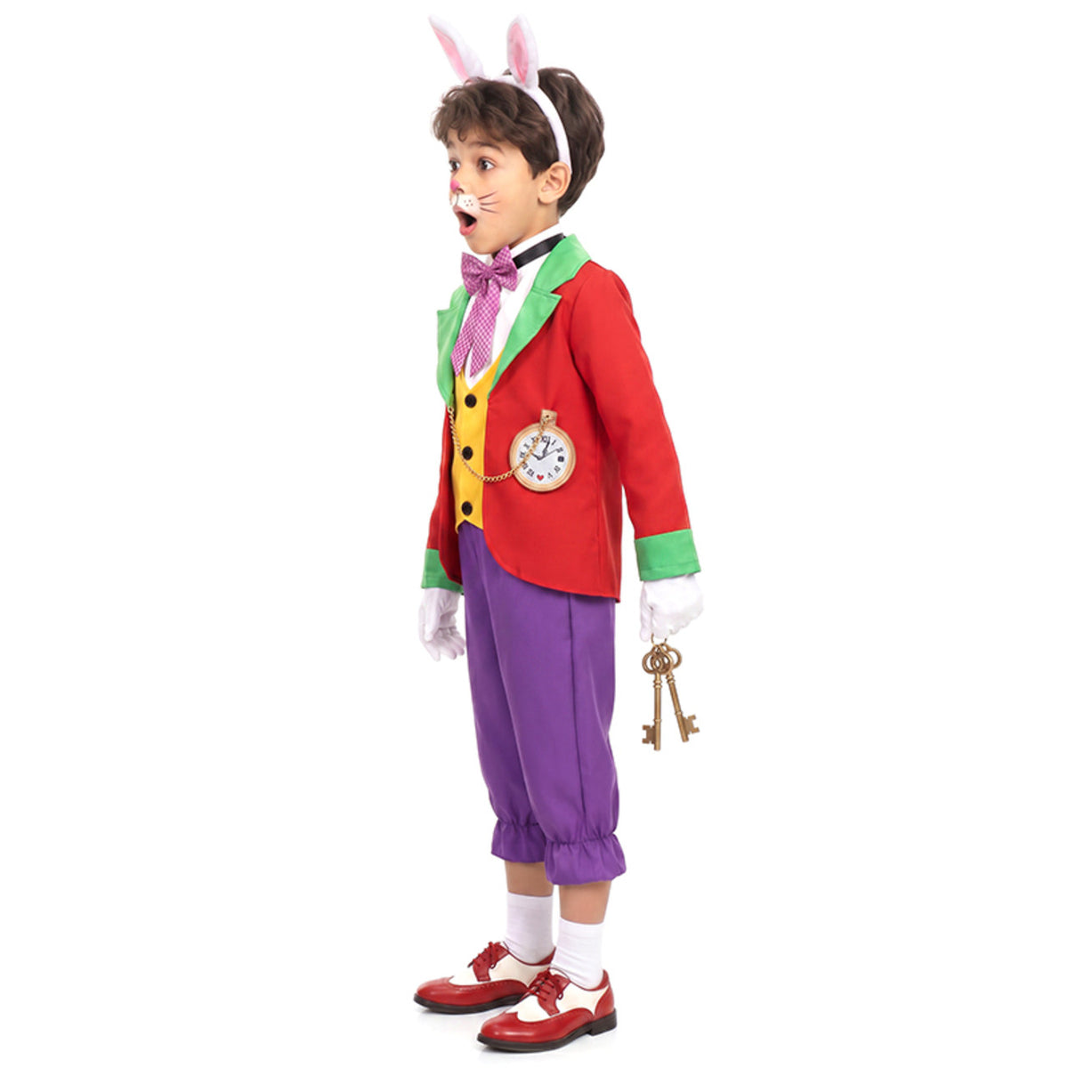 Fato de Coelho da Alice Divertido para criança
