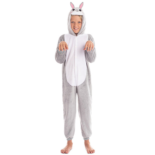 Fato de Coelho Cinzento Infantil