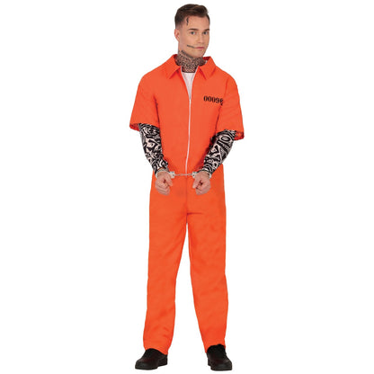 Fato de Convicto Americano com Tatuagem para adulto