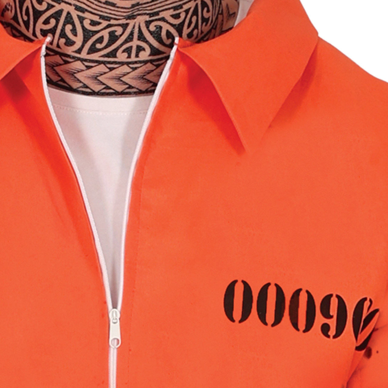 Fato de Convicto Americano com Tatuagem para adulto