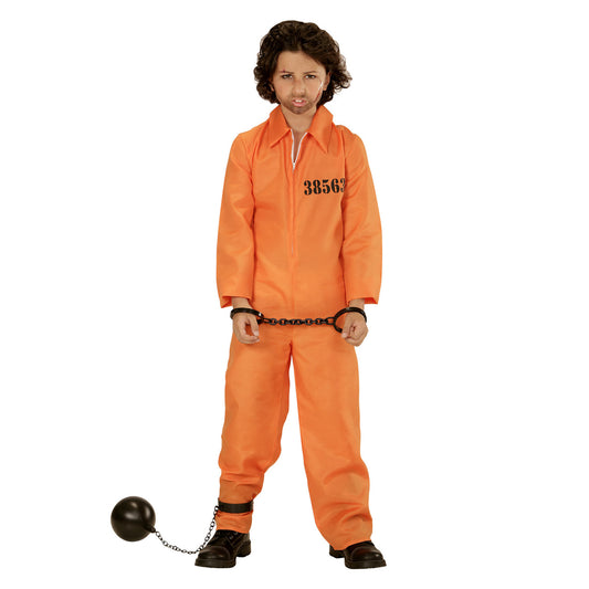 Fato de Convicto Laranja infantil