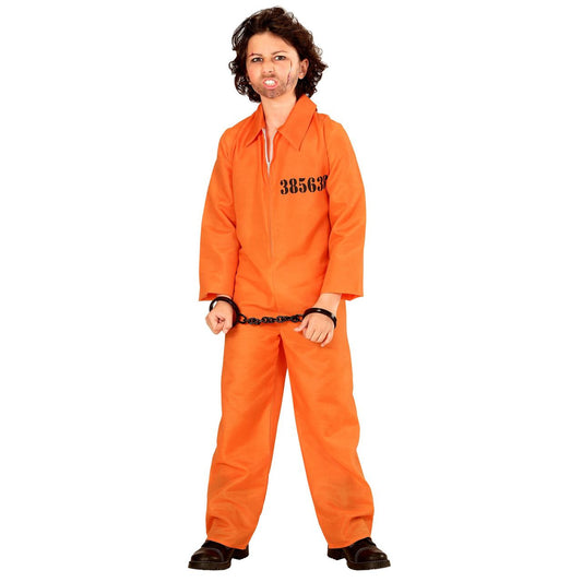 Fato de Convicto Laranja infantil