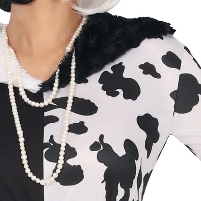 Fato de Cruella Lady para mulher