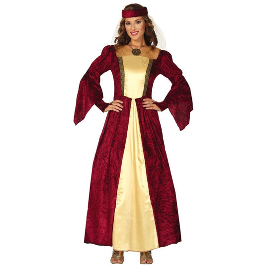 Fato de Dama Medieval Astrid para mulher