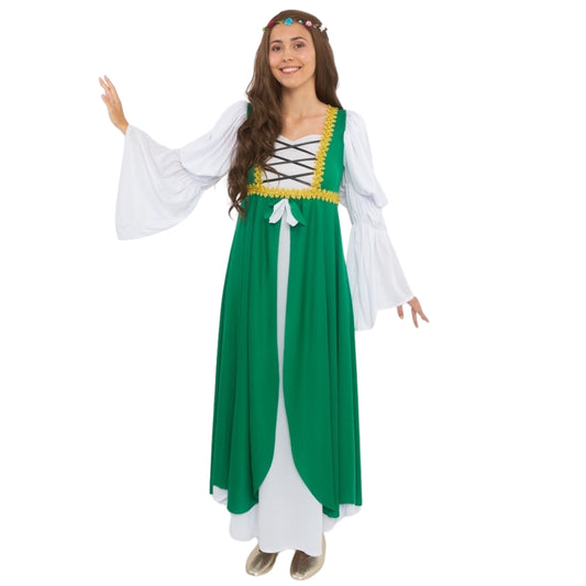 Fato de Dama Medieval Clarisa para mulher