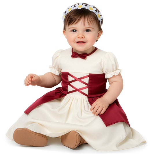 Fato de Dama Medieval Linda para bebé