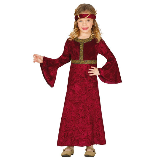 Fato de Dama Medieval Sandra para menina