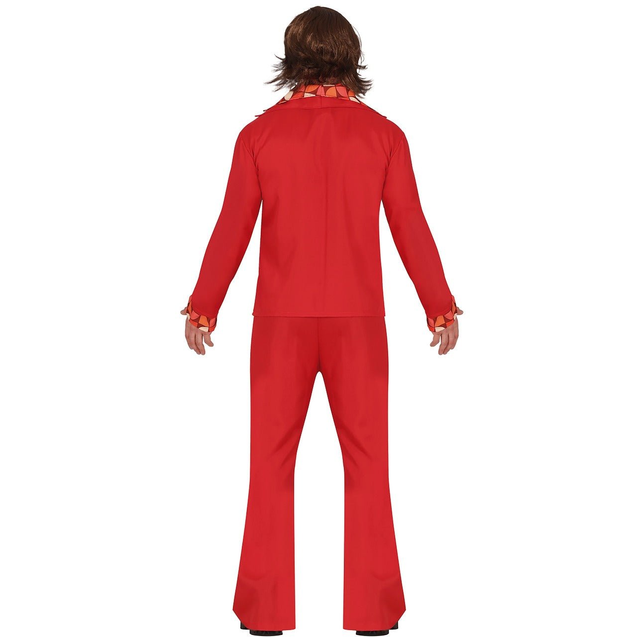 Fato Vermelho dos Anos 70 para homem