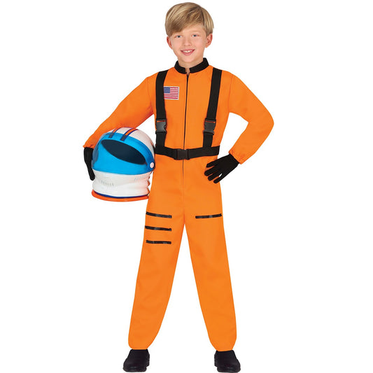 Fato de Astronauta Laranja infantil