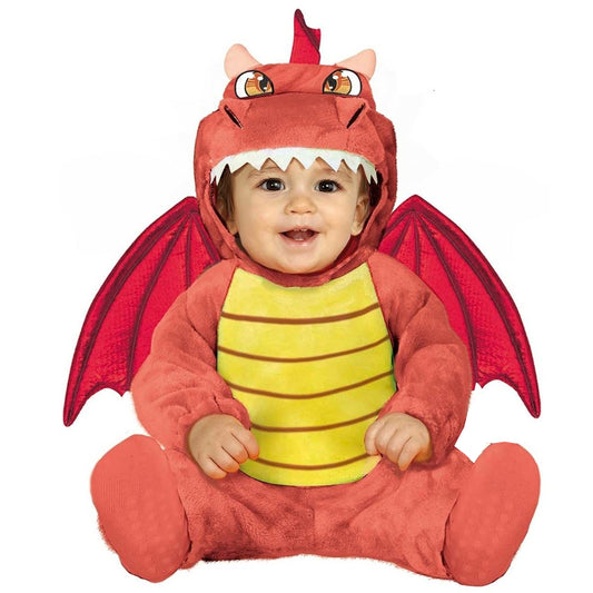 Fato de Dragão de fogo para bebé