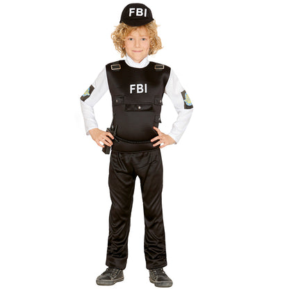 Fato de Polícia FBI para menino