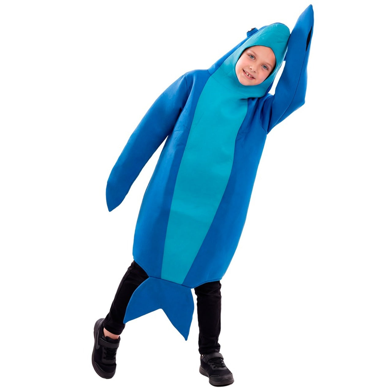 Fato de Golfinho Azul infantil