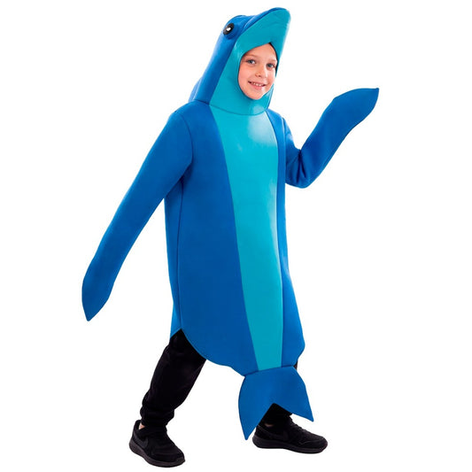 Fato de Golfinho Azul infantil