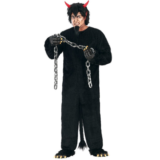Fato de Demónio Krampus Deluxe para adulto